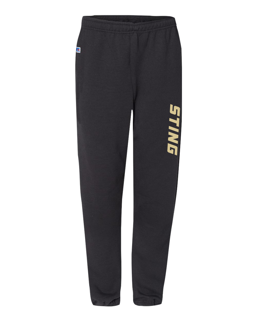 Sting Adult Closed Bottom Sweatpants with Printed logo