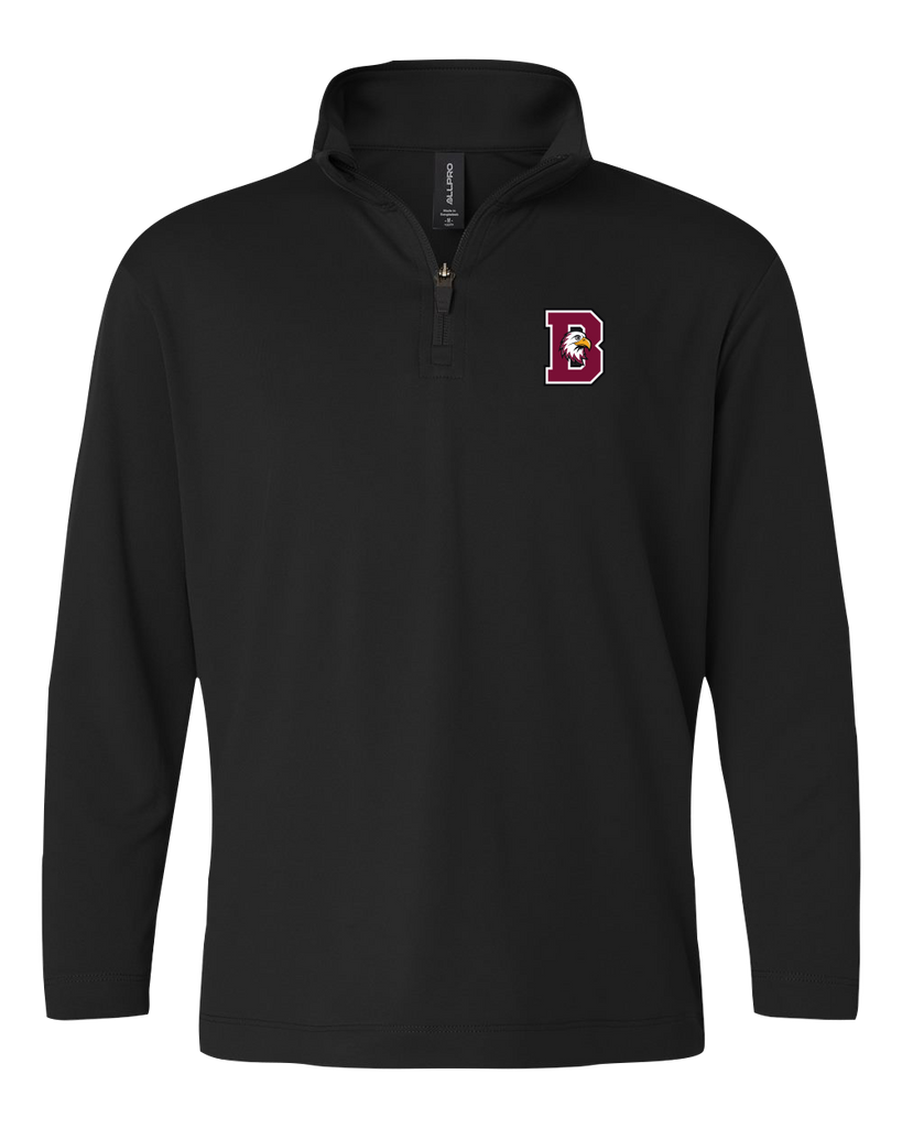 St. John de Brebeuf Youth Pro-Lock Performance Quarter-Zip Pullover with Embroidered Logo