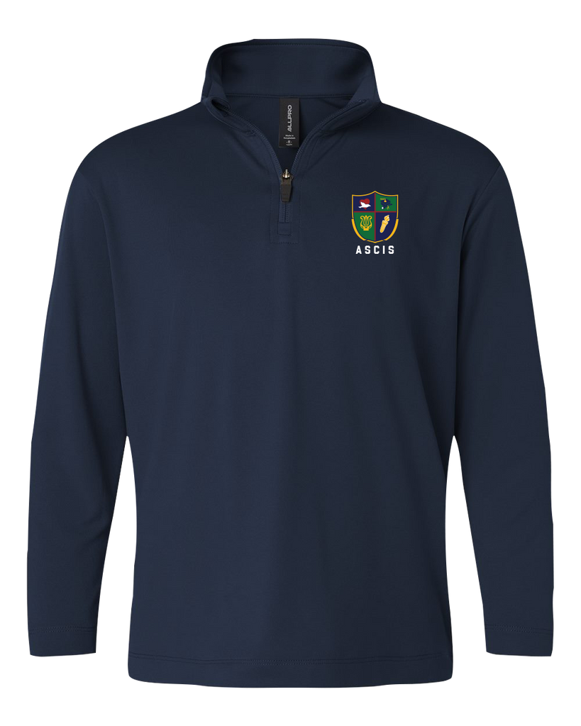 Ste. Cécile Adult Pro-Lock Performance Quarter-Zip Pullover with Embroidered Logo