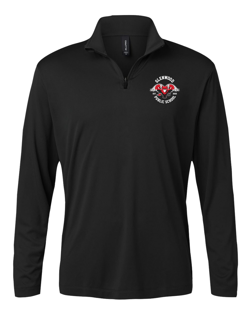 Glenwood Youth Pro-Lock Performance Quarter-Zip Pullover with Embroidered Logo