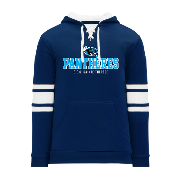 Pantheres Lace Hoodie with Embroidered Applique logo