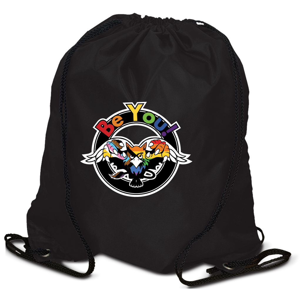 Glenwood "Be You" Reusable Cinch Pack with Printed Logo