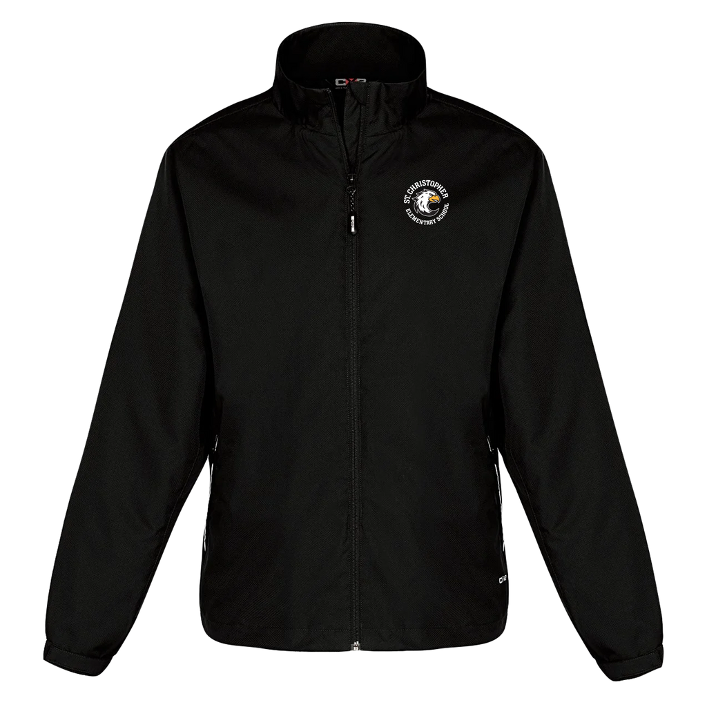 St. Christopher Ladies Mesh Lined Track Jacket with Printed Logo