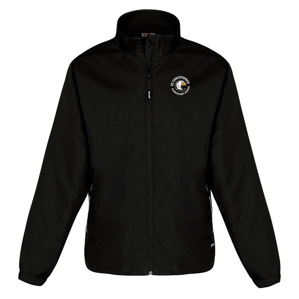 St. Christopher Ladies Mesh Lined Track Jacket with Printed Logo