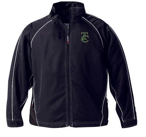 Turtle Club Youth Athletic Track Jacket with Embroidered Logo