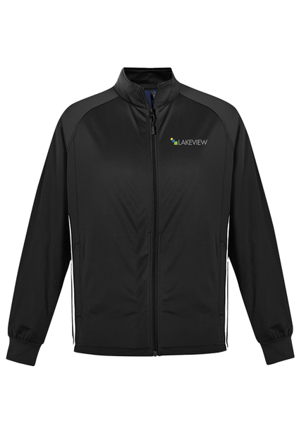 Lakeview Montessori Adult Track Jacket with Embroidered Logo