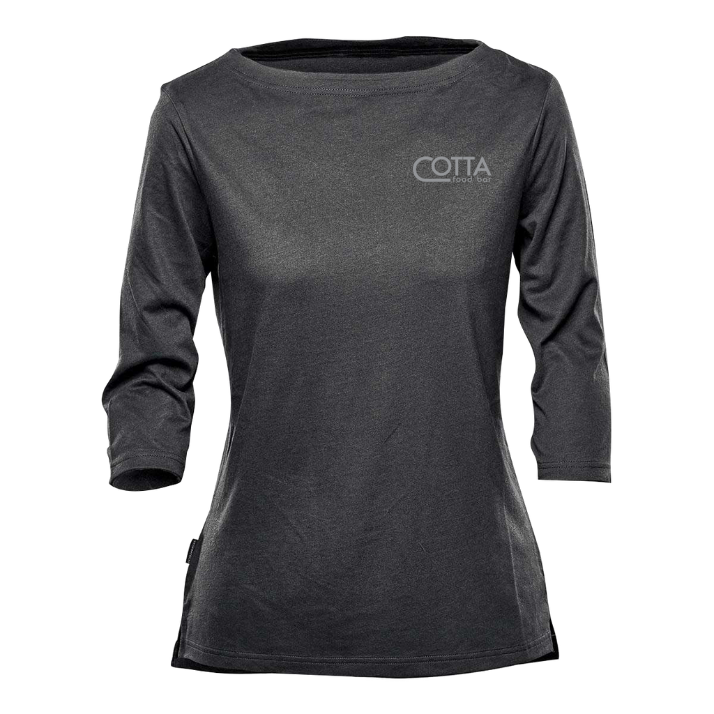 Cotta Ladies 3/4 Tee with Printed Logo