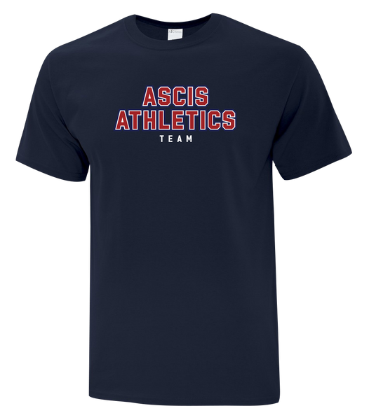 Ste. Cécile ASCIS ATHLETICS Youth Cotton Tshirt with Printed Logo