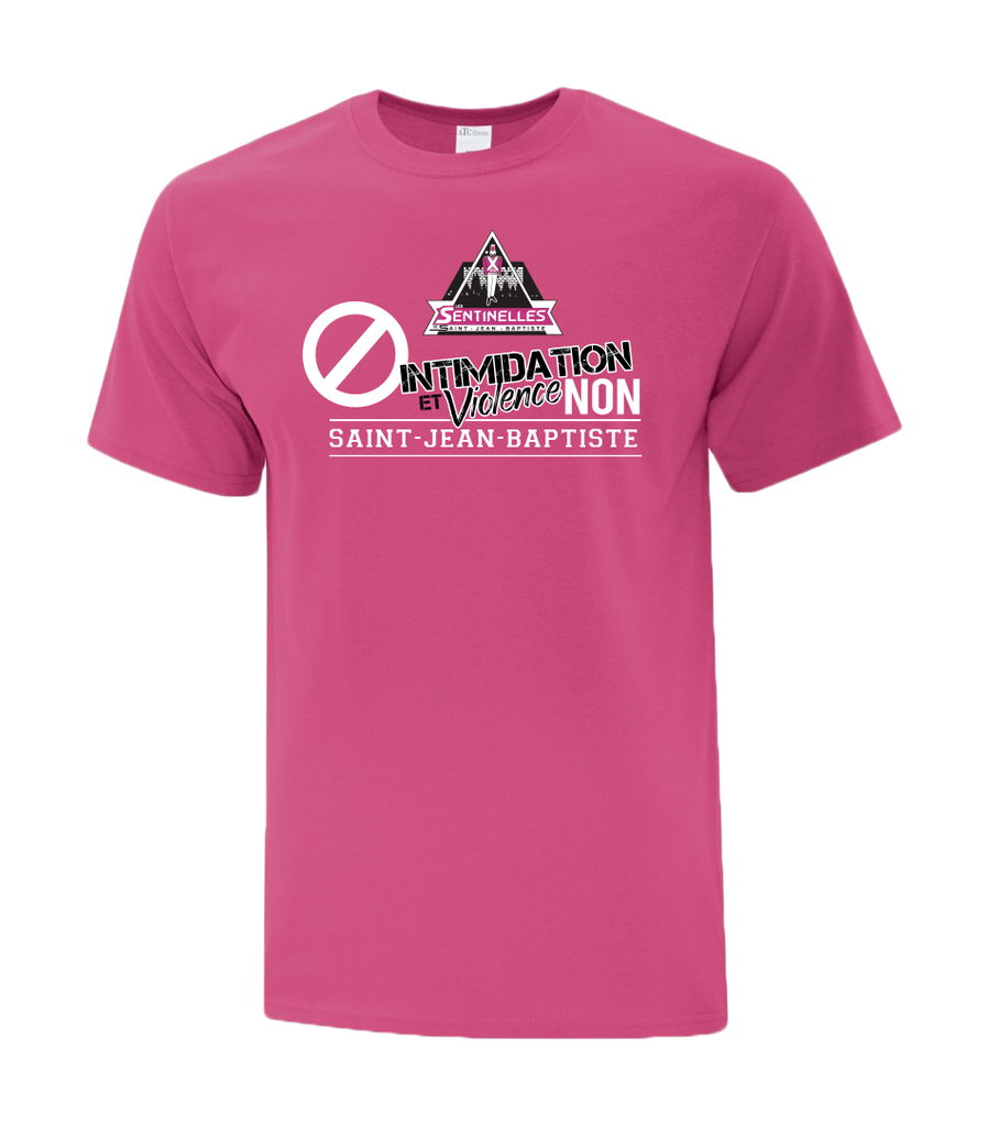 Sentinelles "Intimidation et Violence Non" Youth Cotton T-Shirt with Printed logo