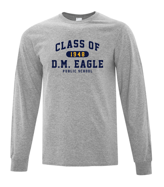 DM Eagle Alumni Adult Cotton Long Sleeve with Printed Logo