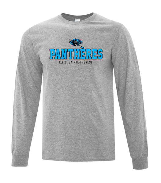 Pantheres Adult Cotton Long Sleeve with Printed Logo
