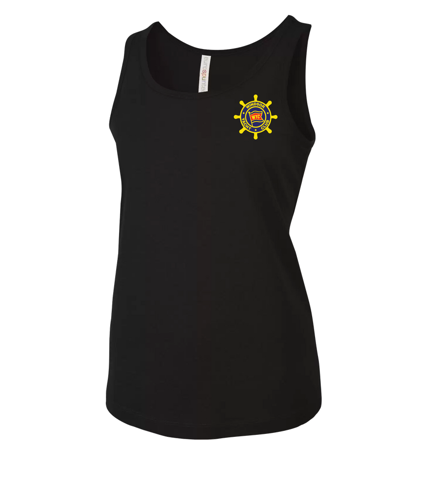 Windsor Yacht Club Ladies Tank Top with Printed Logo