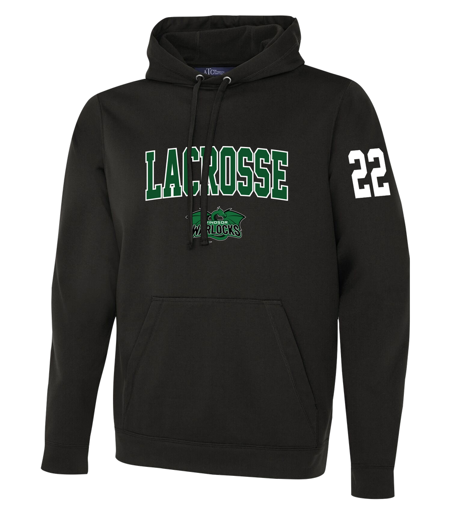 Warlocks Lacrosse Adult Dri-Fit Hoodie with Embroidered logo
