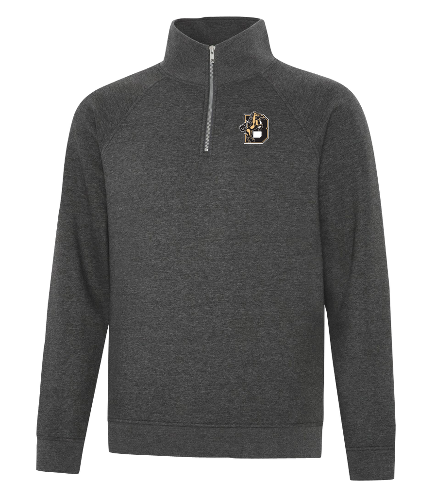 Frank W. Begley Adult Vintage 1/4 Zip Sweatshirt with Embroidered Logo