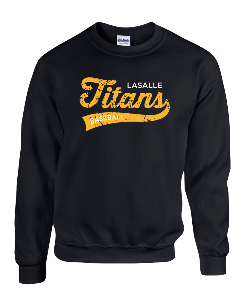LaSalle Titans Adult Fleece Crew with Printed Logo