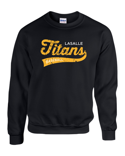 LaSalle Titans Adult Fleece Crew with Printed Logo