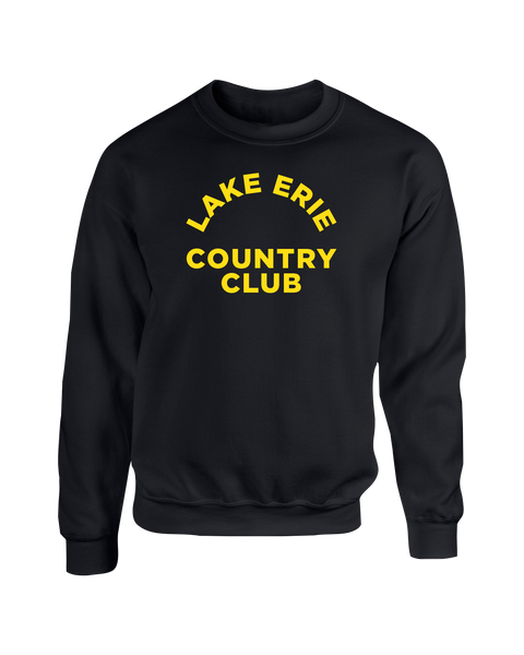 Lake Erie Country Club Adult Crewneck Sweatshirt with Printed Logo