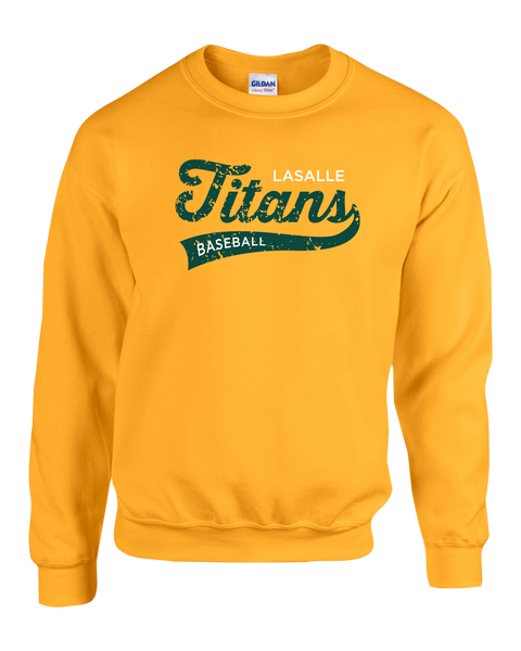 LaSalle Titans Adult Fleece Crew with Printed Logo