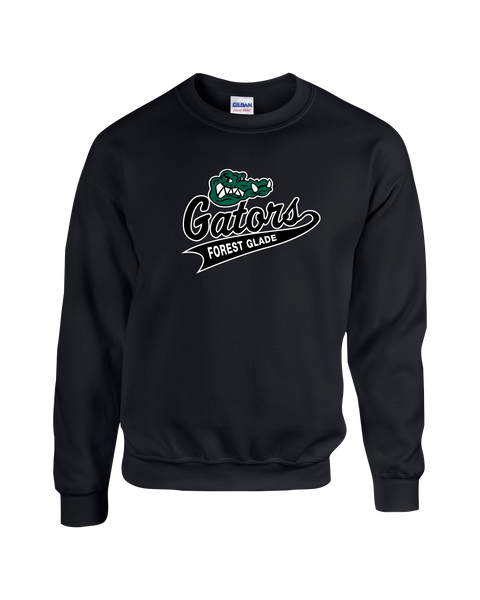 Forest Glade Adult Fleece Crewneck with Printed Logo