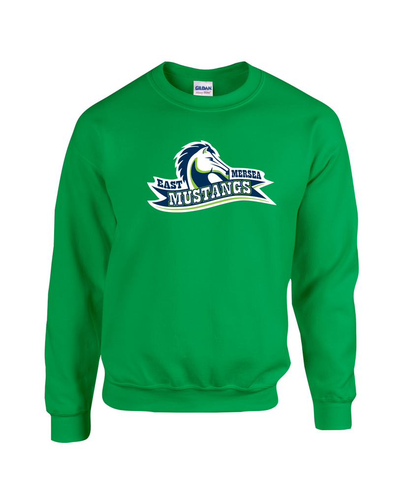 East Mersea Adult Fleece Crewneck with Printed Logo