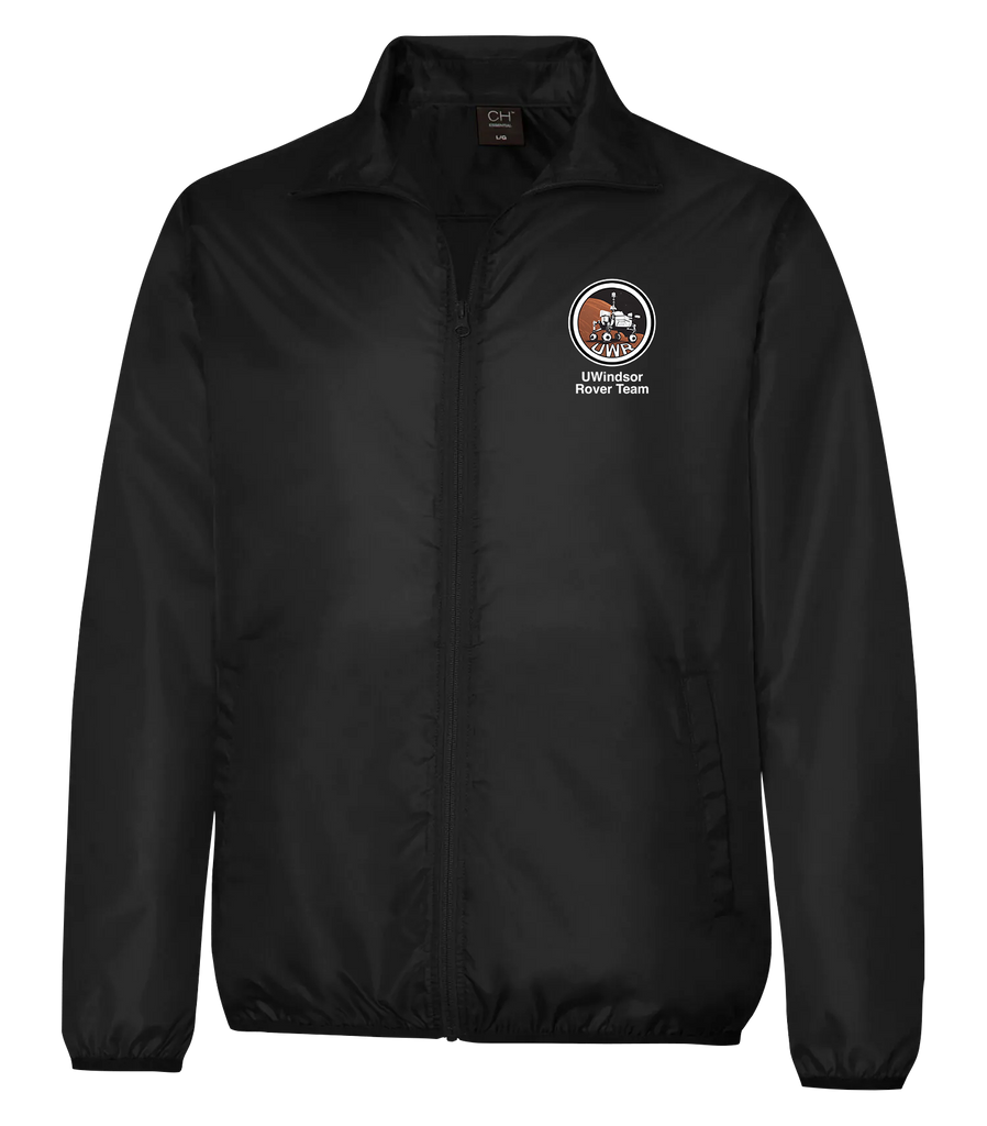 UWindsor Rover Team Adult Water Resistant Windbreaker Jacket with Left Chest Embroidered Logo