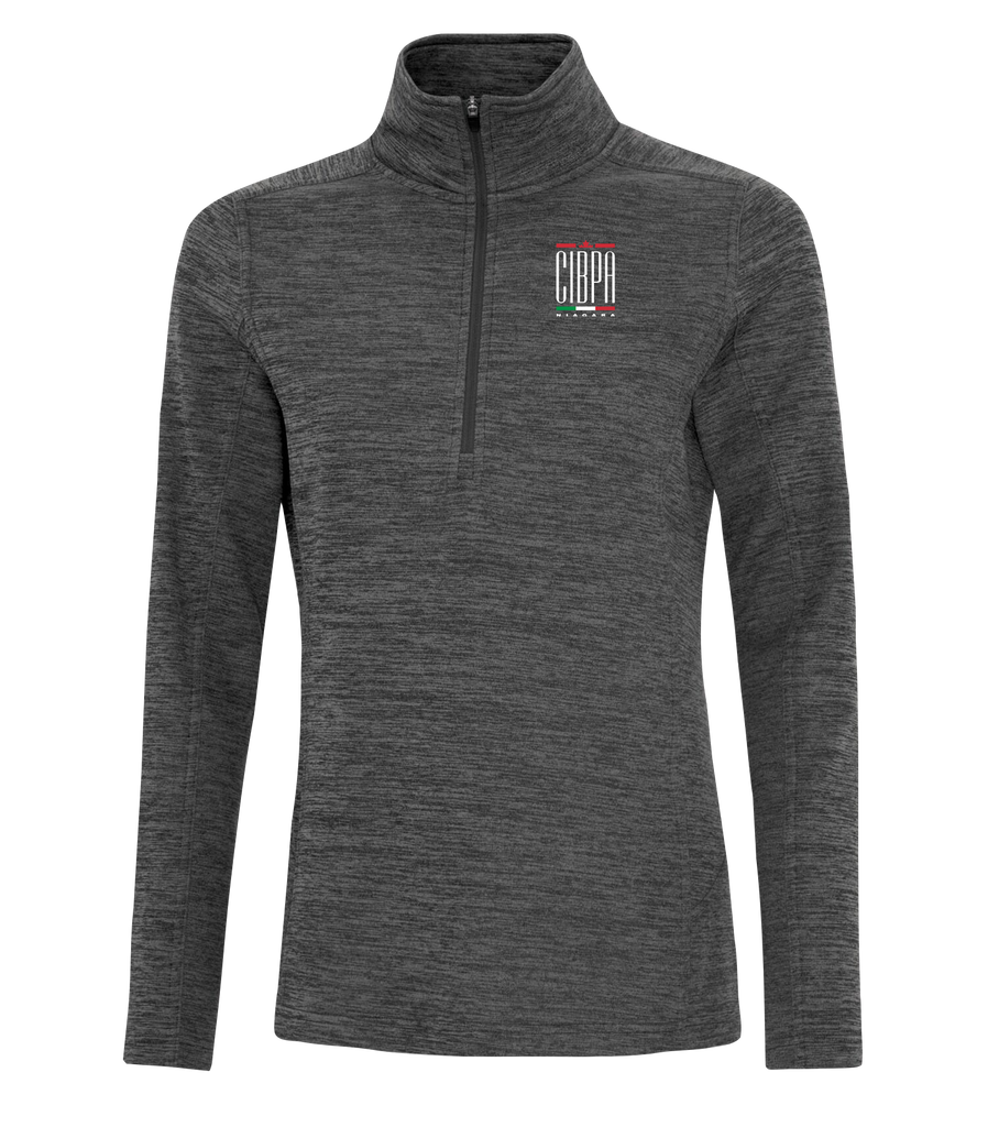 CIBPA Niagara Ladies 1/2 Zip Sweater with Left Chest Embroidered Logo