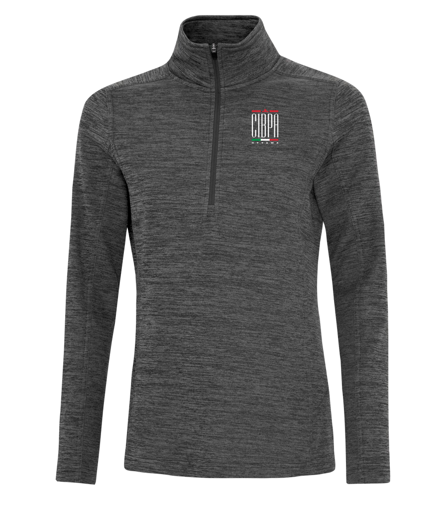 CIBPA Ottawa Ladies 1/2 Zip Sweater with Left Chest Embroidered Logo