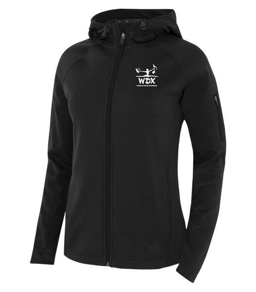 Windsor Dance eXperience Hooded Yoga jacket with Embroidered Logo LADIES