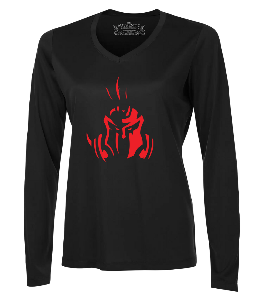 Warrior Hockey 2025 Ladies Dri-Fit Long Sleeve with Printed Logo