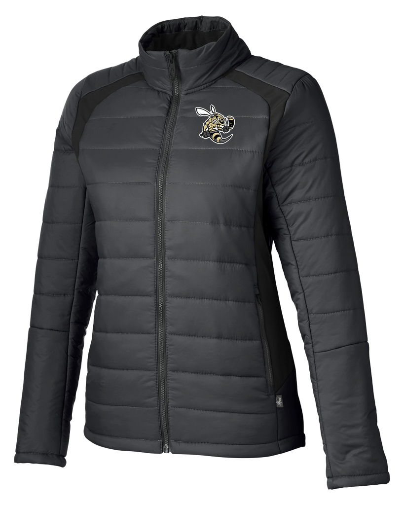 Sting Ladies Challenger Puffer Jacket with Embroidered Logo