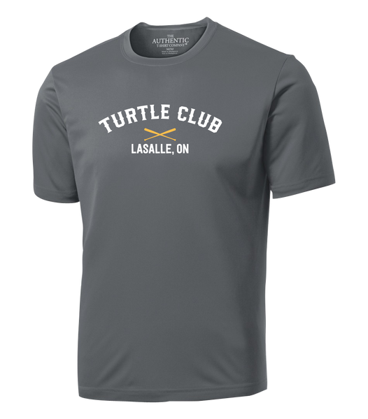 Turtle Club Youth Dri-Fit Tee with Printed Logo
