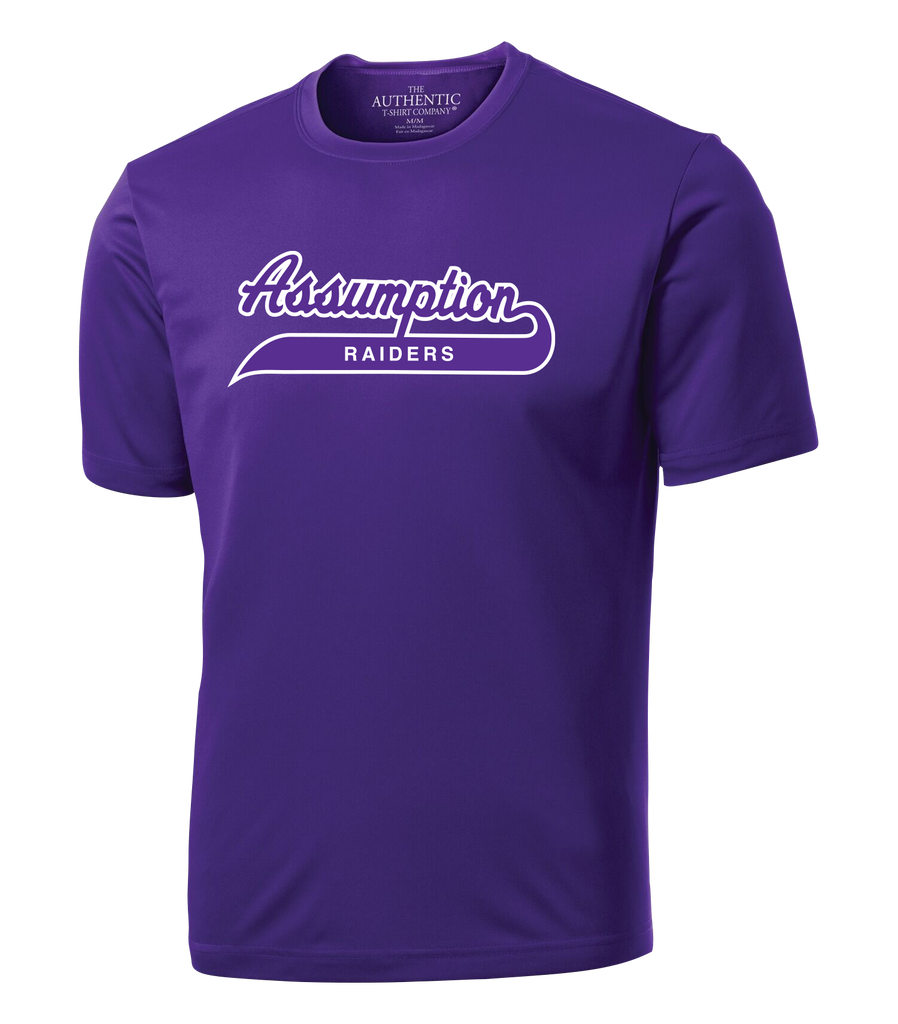 Assumption Raiders Adult Dri-Fit T-Shirt with Printed Logo