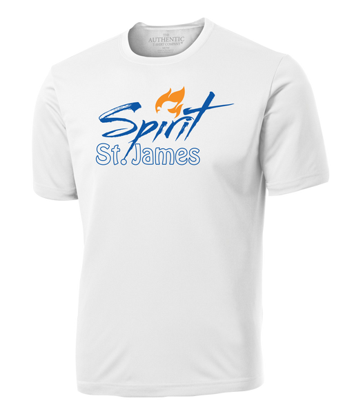 St. James Youth Dri-Fit T-Shirt with Printed Logo