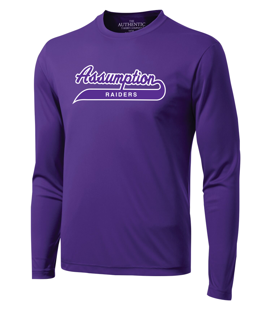 Assumption Raiders Adult Dri-Fit Long Sleeve with Printed Logo