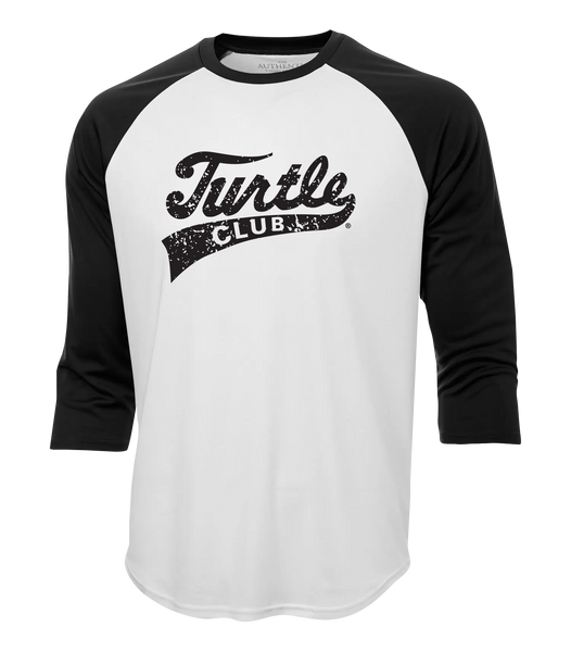 Turtle Club Youth Dri-Fit Baseball Tee