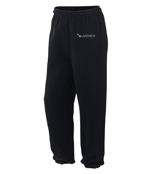 Lakeview Adult Heavy Blend Sweatpants with Printed Logo