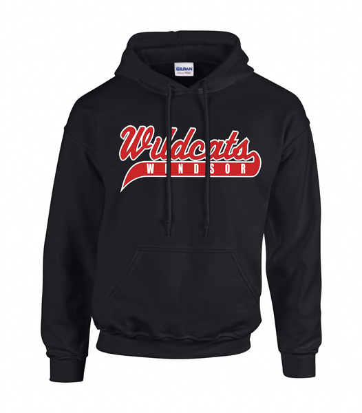 Wildcats Softball Youth Cotton Hoodie With Embroidered Logo