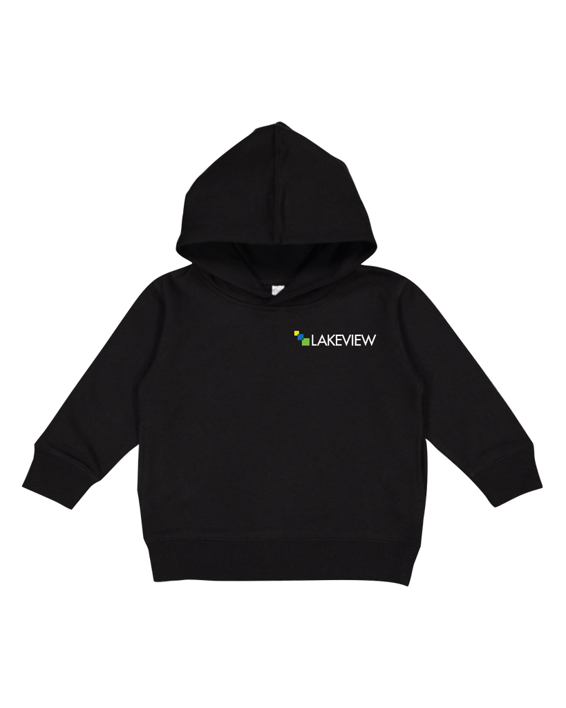 Lakeview Toddler Pullover Fleece Hoodie with Embroidered Logo