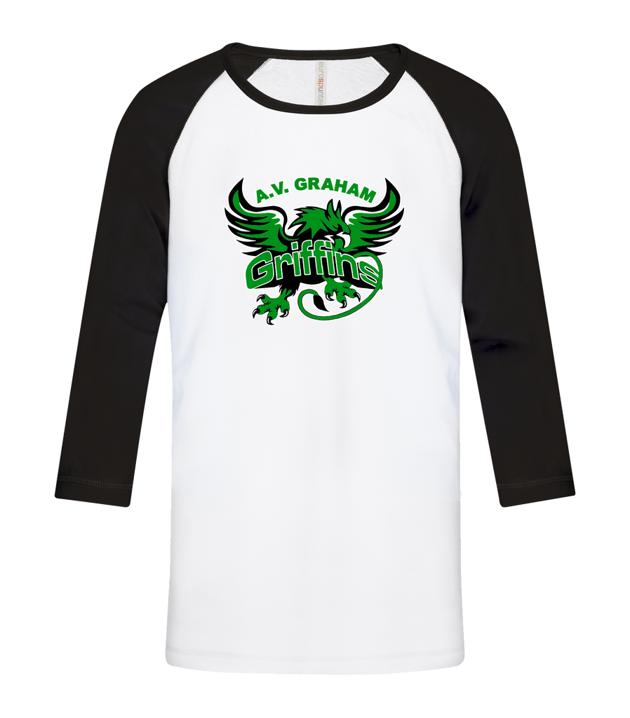 Griffins Adult Cotton Baseball Tshirt with Printed Logo