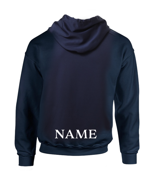 Adult Cotton Pull Over Hooded Sweatshirt with Printed logo