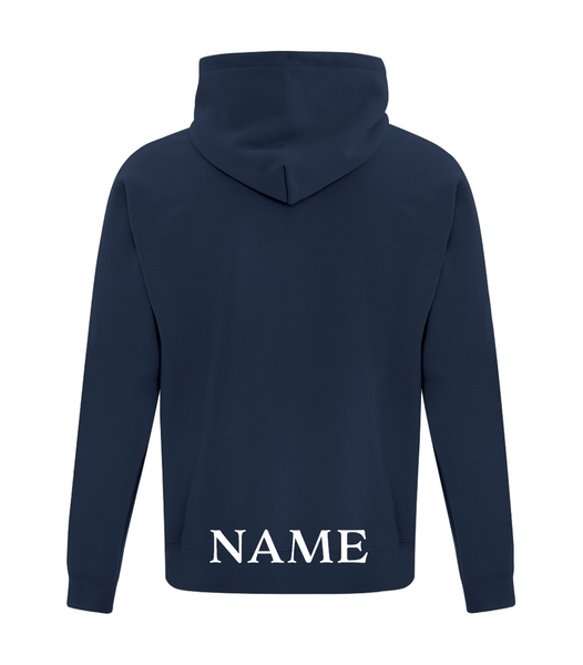 Youth Cotton Full Zip Hooded Sweatshirt with Embroidered Logo