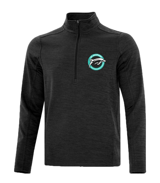 Dauphins Staff 1/2 Zip Sweater With Embroidered Logo