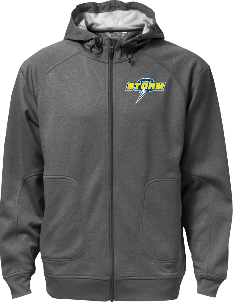 Storm Staff Adult Hooded Yoga jacket with Embroidered Logo
