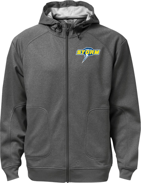Storm Staff Adult Hooded Yoga jacket with Embroidered Logo