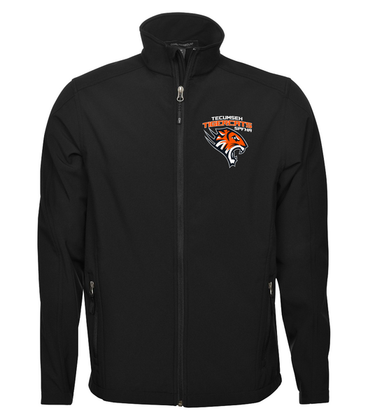 Tiger Cats Youth Soft Shell Jacket with Embroidered Left Chest