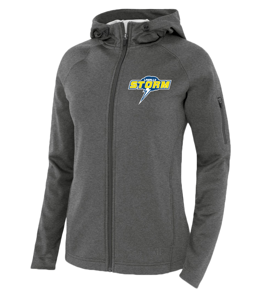 Storm Staff Ladies Hooded Yoga jacket with Embroidered Logo