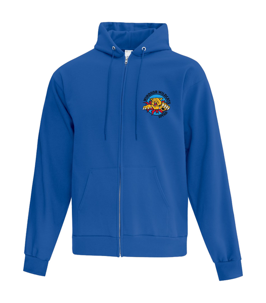 Wildcats Hockey Adult Cotton Full Zip Hooded Sweatshirt with Embroidered Left Chest & Personalization