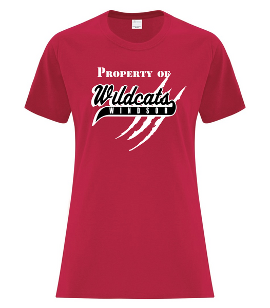 Wildcats Softball Ladies "Property of" Tee