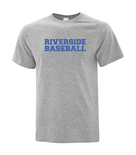 Riverside Baseball 'Distressed' Adult Cotton Tee