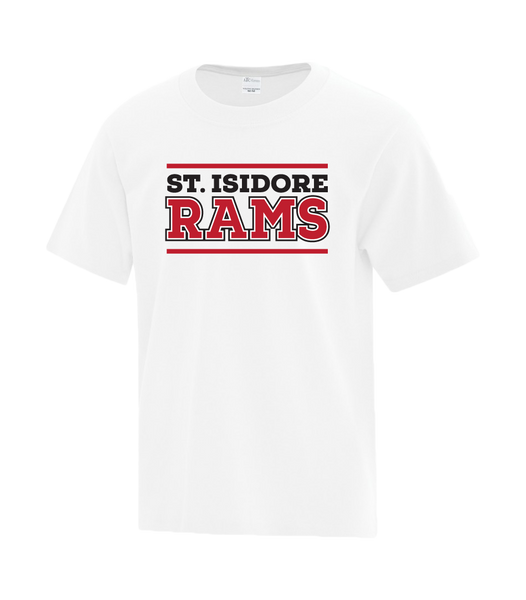 St. Isidore Rams Youth Cotton T-Shirt with Printed logo